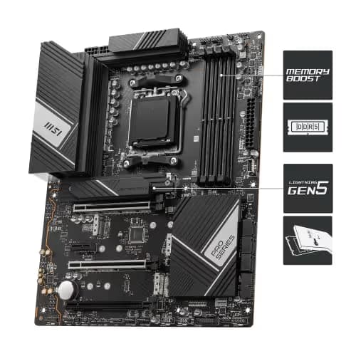 MSI X670 PRO X670-P WIFI AM5 DDR5 ATX image