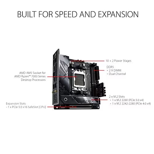 Asus X670E ROG STRIX I GAMING WIFI DDR5 Mini ITX image