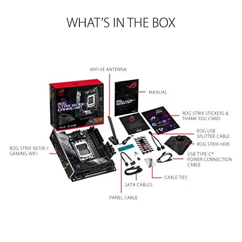 Asus X670E ROG STRIX I GAMING WIFI DDR5 Mini ITX image