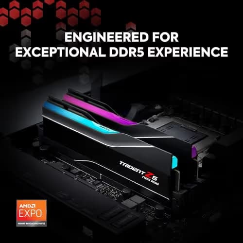G.Skill Trident Z5 Neo RGB Black DDR5-6000 CL36 32GB (2x16GB) image