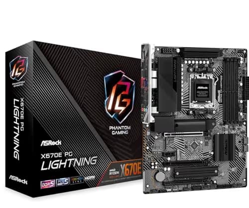 ASRock X670E PG Lightning AMD AM5 ATX Motherboard image