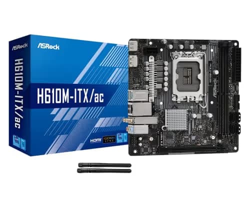 ASRock H610M-ITX/ac Mini ITX LGA1700 Motherboard main image