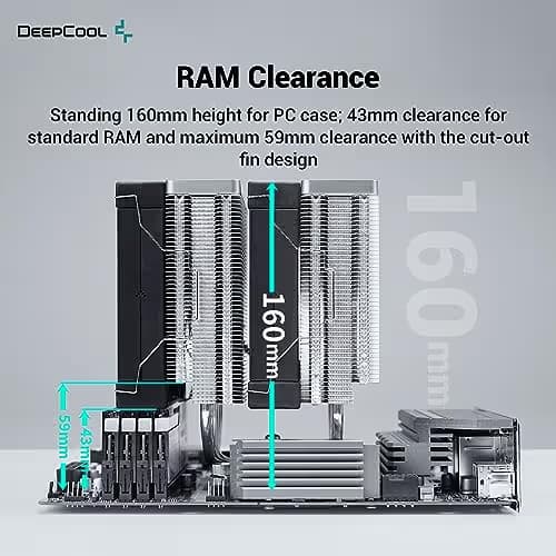 Deepcool AK620 68.99 CFM CPU Cooler image