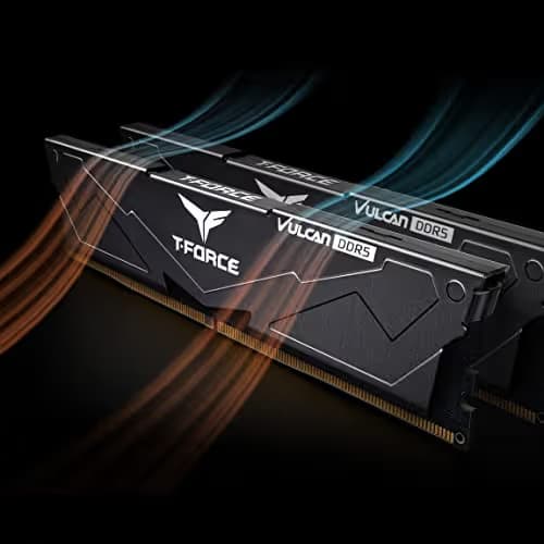 TEAMGROUP T-Force Vulcan Black DDR5-5600 CL32 32GB (2x16GB) image