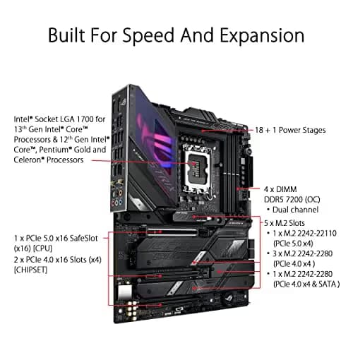 Asus Intel Z790 ROG STRIX Z790-E GAMING WIFI LGA1700 DDR5 ATX image