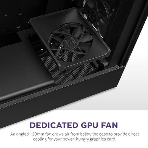 NZXT H5 Elite ATX Mid Tower Black Tempered Glass Side Panel image