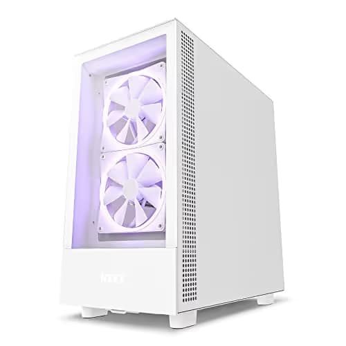NZXT H5 Elite ATX Mid Tower White Tempered Glass image