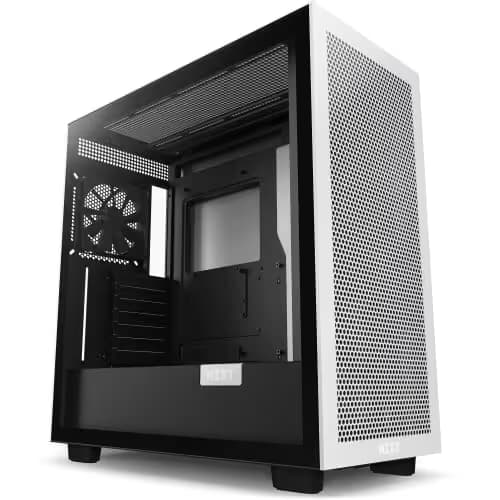 NZXT H7 Flow (2022) ATX Mid Tower White / Black with Tempered Glass Side Panel and USB 3.2 Gen 2x2 Type-C, USB 3.2 Gen 1 Type-A main image