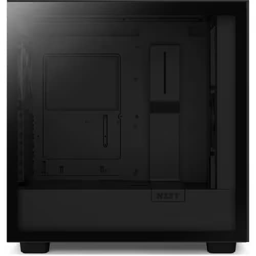 NZXT H7 ATX Mid Tower Black with Tempered Glass Side Panel and Front I/O: USB 3.2 Gen 2x2 Type-C, USB 3.2 Gen 1 Type-A image
