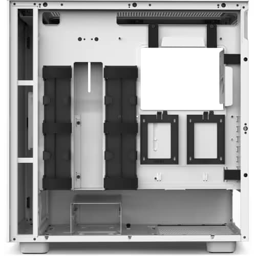 NZXT H7 - CM-H71BW-01 - ATX Mid Tower PC Gaming Case - Front I/O USB Type-C Port - Quick-Release Tempered Glass Side Panel - White image