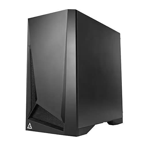 Antec Dapper Dark Phantom DP301M Black Steel / ARGB Lighting / Tempered Glass Side Panel Compact Micro-ATX Gaming Case image