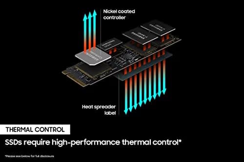 Samsung 980 Pro w/Heatsink 1TB SSD M.2-2280 PCIe 4.0 X4 NVMe image