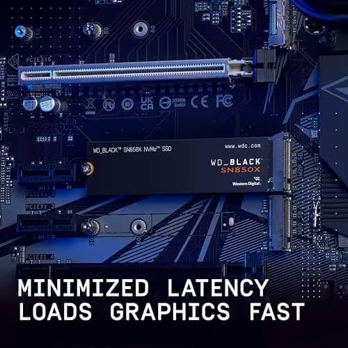 Western Digital WD_Black SN850X 4TB M.2 SSD PCIe 4.0 NVMe image