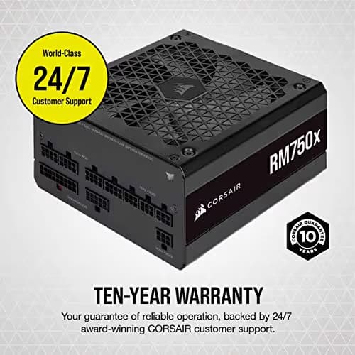 Corsair RM750x (2021) Black 750W 80+ Gold Certified Fully Modular ATX image