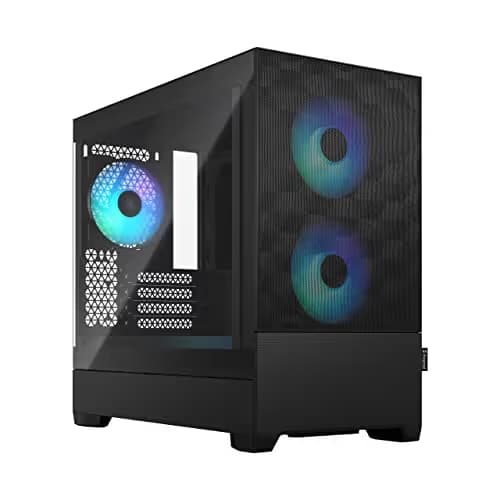 Fractal Design Pop Mini Air Micro ATX Mid Tower Black Tempered Glass Side Panel main image