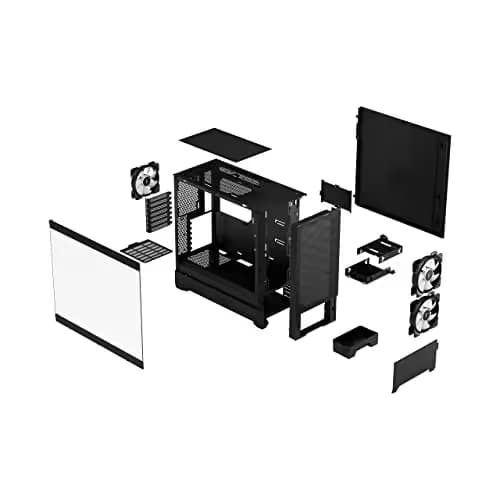 Fractal Design Pop Air Black ATX High-Airflow Solid Panel Mid Tower Computer Case image