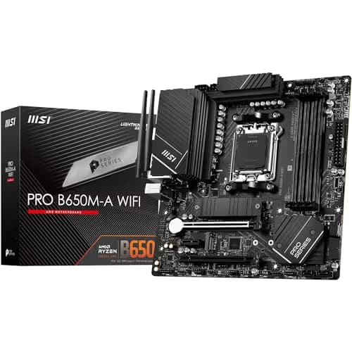 MSI B650 PRO B650M-A WIFI AM5 DDR5 Micro ATX image