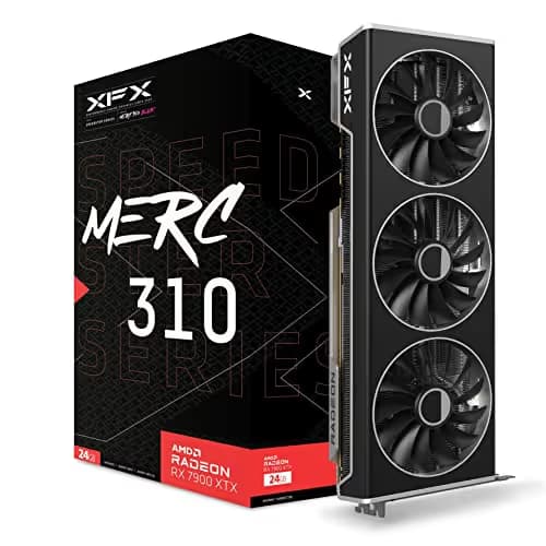 XFX SPEEDSTER MERC 310 AMD Radeon RX 7900 XTX Black Edition 24GB GDDR6 main image