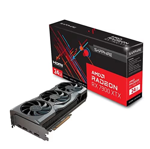 SAPPHIRE NITRO Radeon RX 7900 XTX 24GB GDDR6 PCI Express 4.0 x16 ATX Video Card 11322-01-40G image