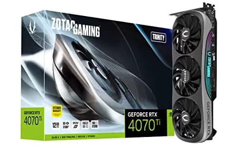 Zotac GAMING Trinity GeForce RTX 4070 Ti 12GB GDDR6X Black image