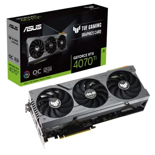 Asus GeForce RTX 4070 Ti TUF GAMING OC 12GB GDDR6X Black main image