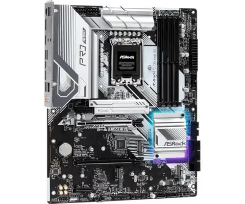 ASRock Z790 PRO RS WiFi Intel LGA1700 (14th,13th,12th Gen) ATX Motherboard DDR5 7200 MHz 256 GB PCIE 5.0 x 16 Realtek ALC897 7.1 CH Dragon 2.5G LAN WiFi 6E Bluetooth 8 SATA3 4 Hyper M.2 main image
