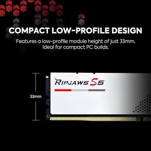 G.Skill Ripjaws S5 White DDR5-5600 CL30 64GB (2x32GB) image
