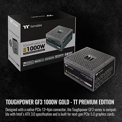 Thermaltake Toughpower GF3 TT Premium 1000W Fully Modular 80+ Gold Certified image