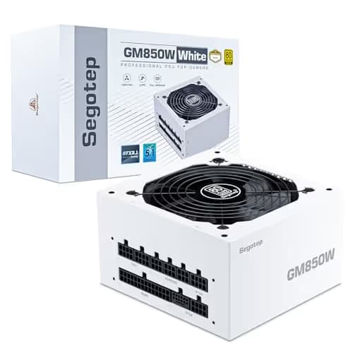 Segotep GM 850 W 80+ Gold Certified Fully Modular ATX Power Supply (CP-PSU-ST-GM850) image
