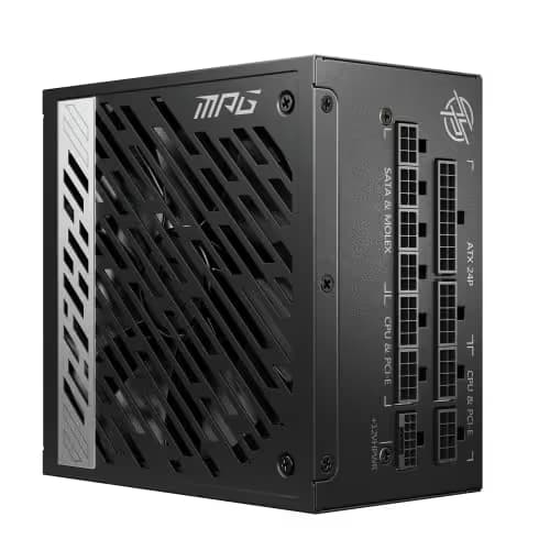 MSI MPG A1000G Fully Modular ATX Power Supply - 1000 Watts ATX 3.1 - Black main image