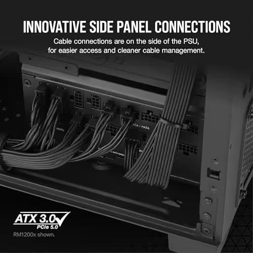 Corsair RM1000x SHIFT Side Interface 1000W Fully Modular 80+ Gold Certified image