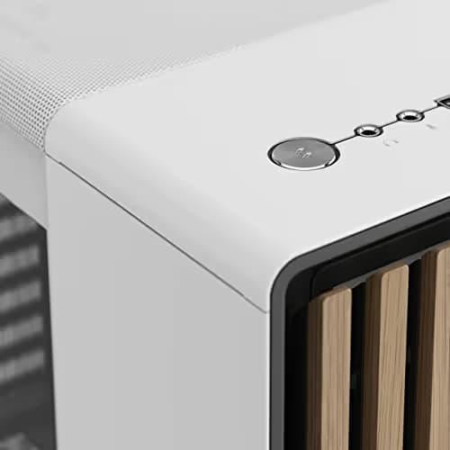 Fractal Design North Mid-Tower Case (Chalk White, Clear Window) image
