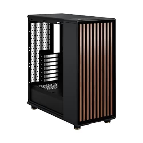 Fractal Design North ATX Mid Tower Charcoal Black with Mesh Side Panel and USB 3.2 Gen 2 Type-C, USB 3.2 Gen 1 Type-A image
