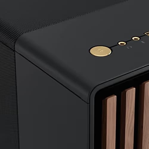 Fractal Design North ATX Mid Tower Charcoal Black with Mesh Side Panel and USB 3.2 Gen 2 Type-C, USB 3.2 Gen 1 Type-A image