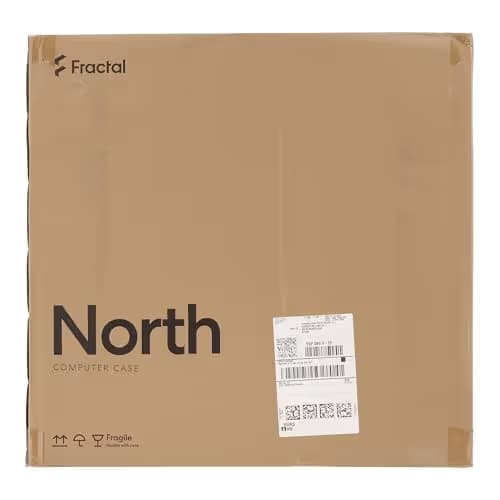 Fractal Design North ATX Mid Tower Charcoal Black with Mesh Side Panel and USB 3.2 Gen 2 Type-C, USB 3.2 Gen 1 Type-A image