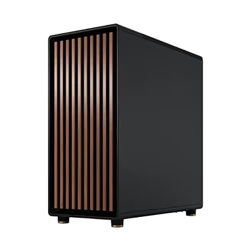 Fractal Design North ATX Mid Tower Charcoal Black with Mesh Side Panel and USB 3.2 Gen 2 Type-C, USB 3.2 Gen 1 Type-A image
