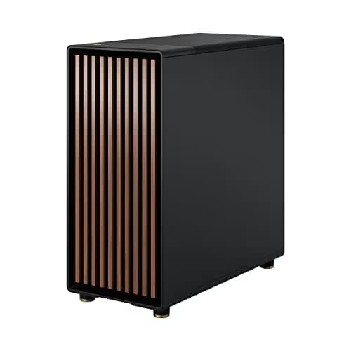 Fractal Design North ATX Mid Tower Charcoal Black with Mesh Side Panel and USB 3.2 Gen 2 Type-C, USB 3.2 Gen 1 Type-A image