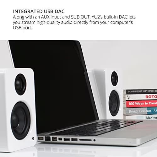 Kanto YU2MW 2.0 Channel 50 W White / Black Speaker System image