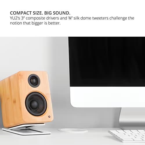 Kanto YU2MW 2.0 Channel 50 W White / Black Speaker System image