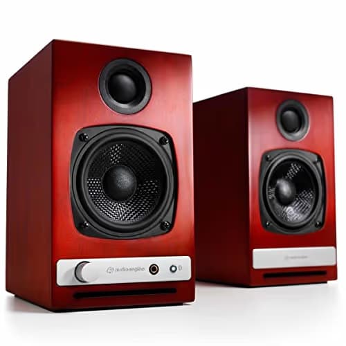 Audioengine HD3-CHR 2.0 60 W Red / Black Speakers image