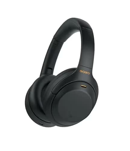 Sony WH1000XM4 Closed-Back Wireless Headphones Black main image