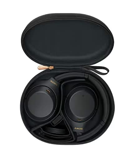 Sony WH1000XM4 Closed-Back Wireless Headphones Black image