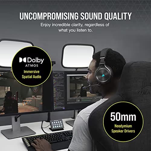 Corsair VIRTUOSO RGB XT Closed-Back Wireless Gaming Headset image