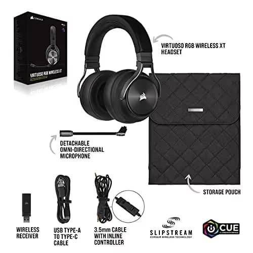Corsair VIRTUOSO RGB XT Closed-Back Wireless Gaming Headset image