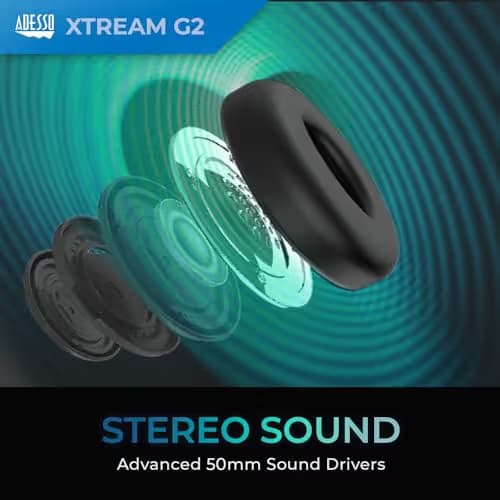 Adesso Xtream G1 Closed-Back Headphones image