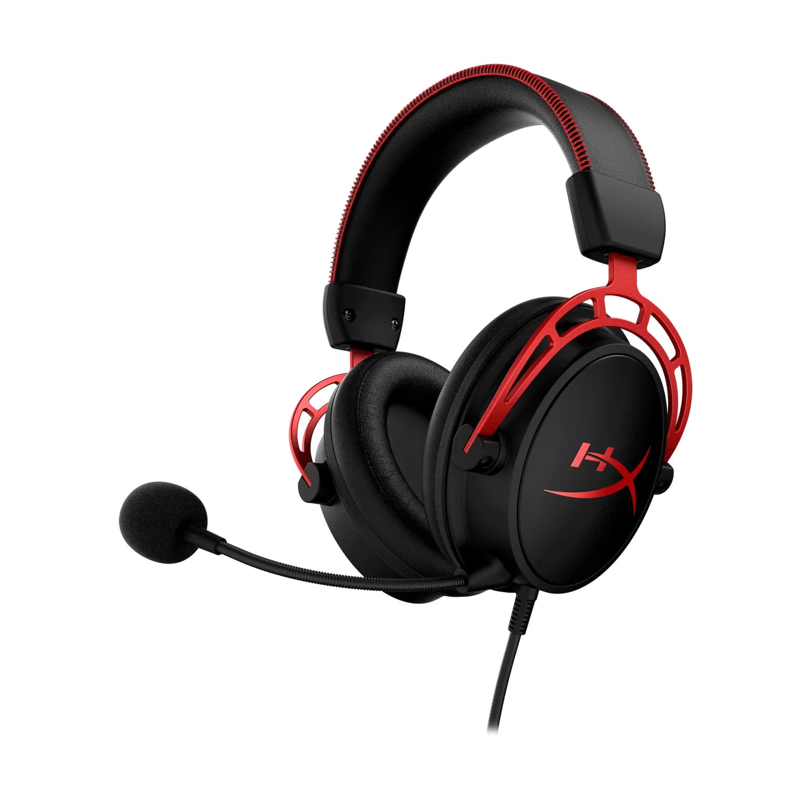 HyperX Cloud Alpha Wired Gaming Headset Black-Red image