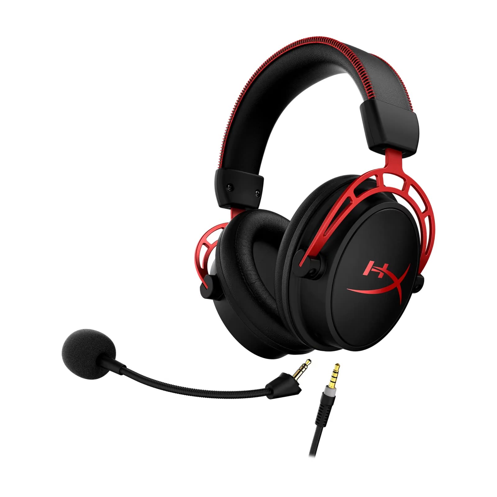 HyperX Cloud Alpha Wired Gaming Headset Black-Red image