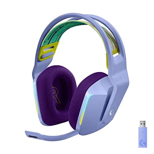 Logitech G733 Gaming Headset Closed-Back Purple image