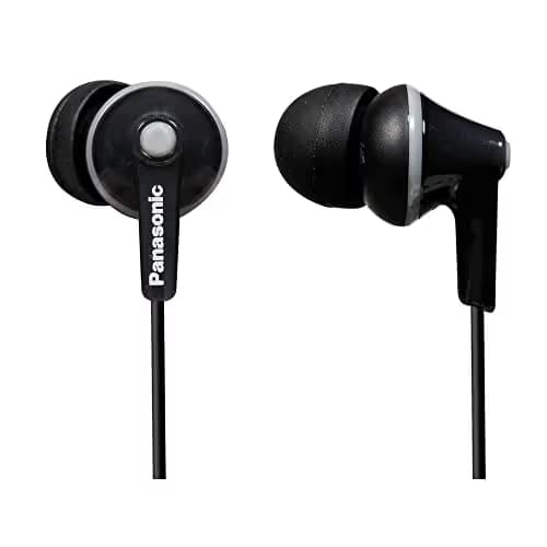 Panasonic RP-HJE125-K Closed-Back Wired Earbud Headphones main image