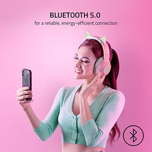 Razer Kraken BT Kitty Edition Closed Wireless Gaming Headset image